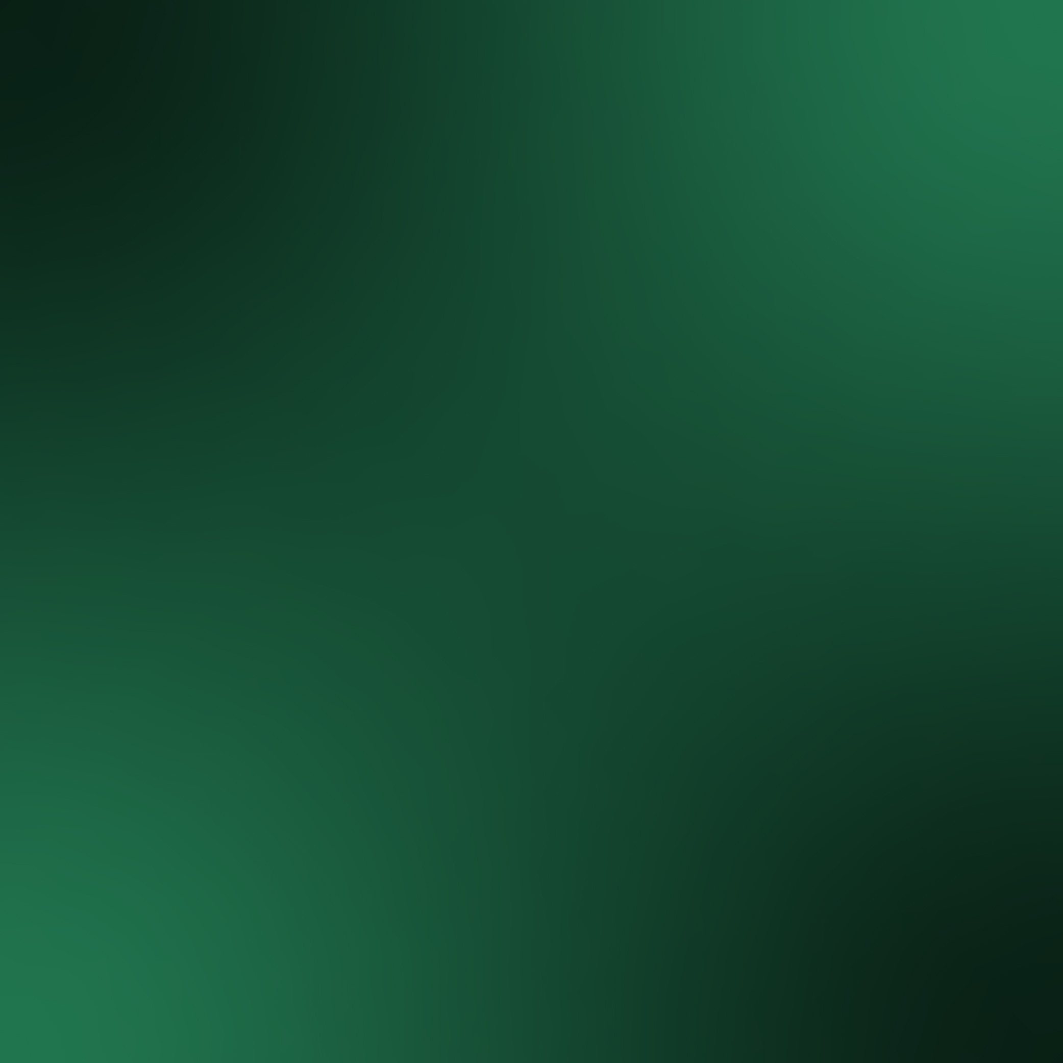 square jade green - deep green gradient background